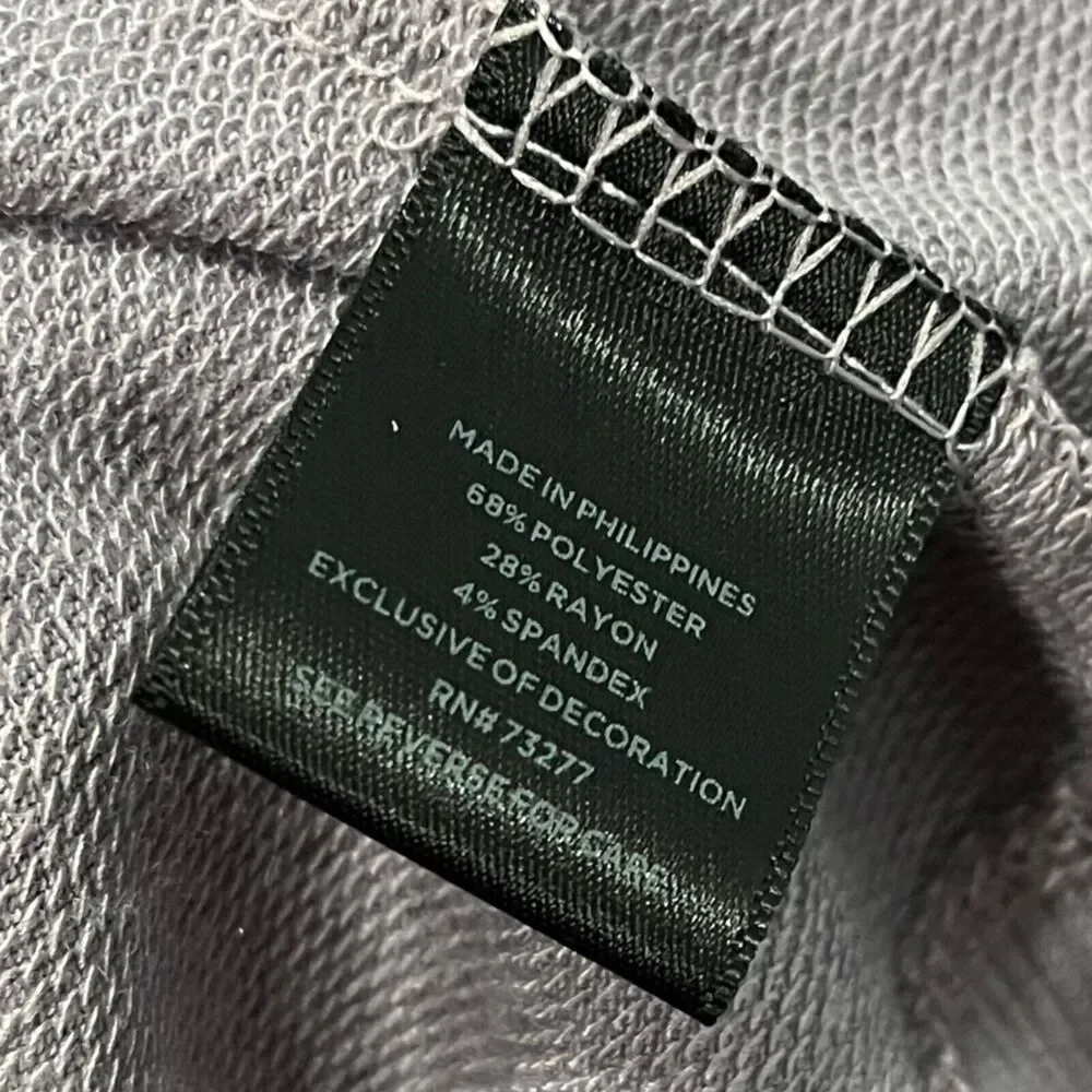 Simply Vera Vera Wang Sweatshirt Top Shirt Double Ruffle Women's Size XS Set 2